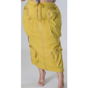 straight pocket skirt